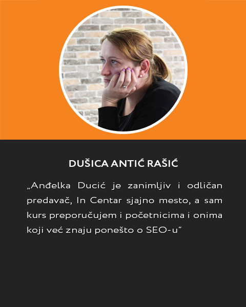 InCentar Beograd iskustva polaznika ceo kurs Dušica
