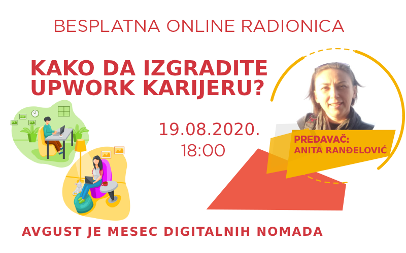 Kako da izgradite Upwork karijeru – radionica avgust InCentar Beograd