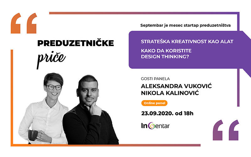 Strateška kreativnost kao alat – Kako da koristite Design thinking? InCentar Beograd