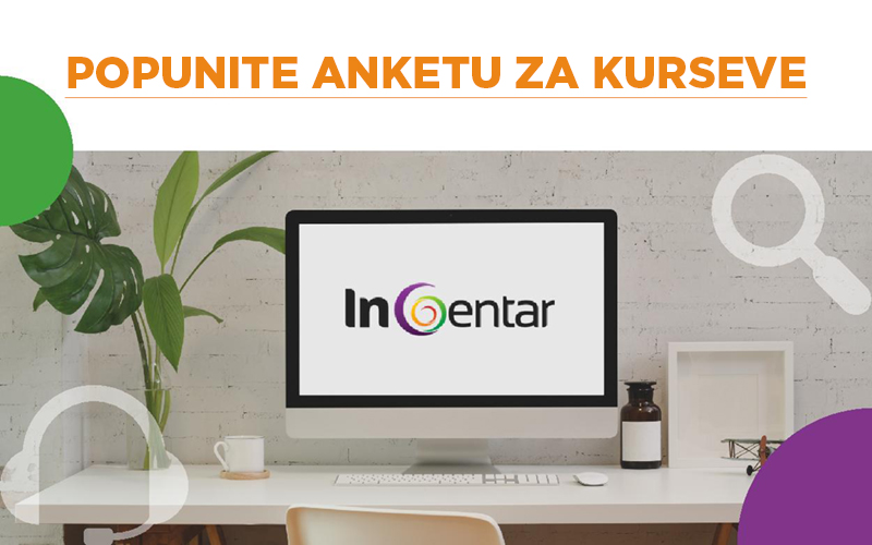 popunite anketu za kurseve InCentar Beograd