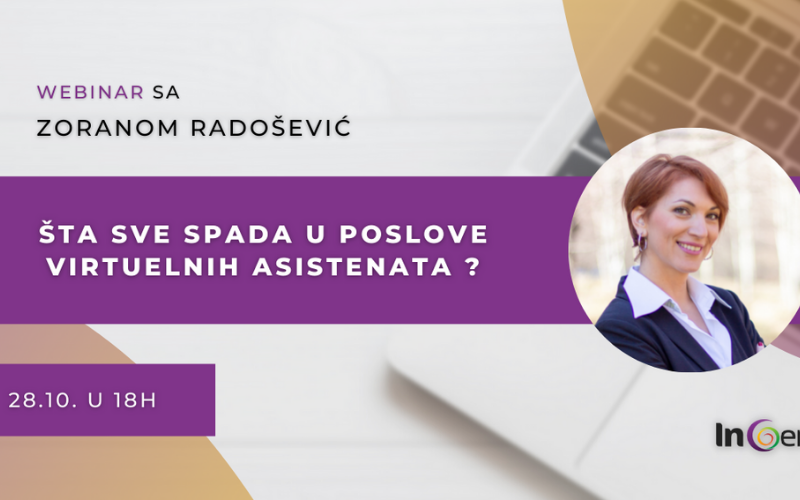 Besplatni webinar sa Zoranom Radošević InCentar Beograd